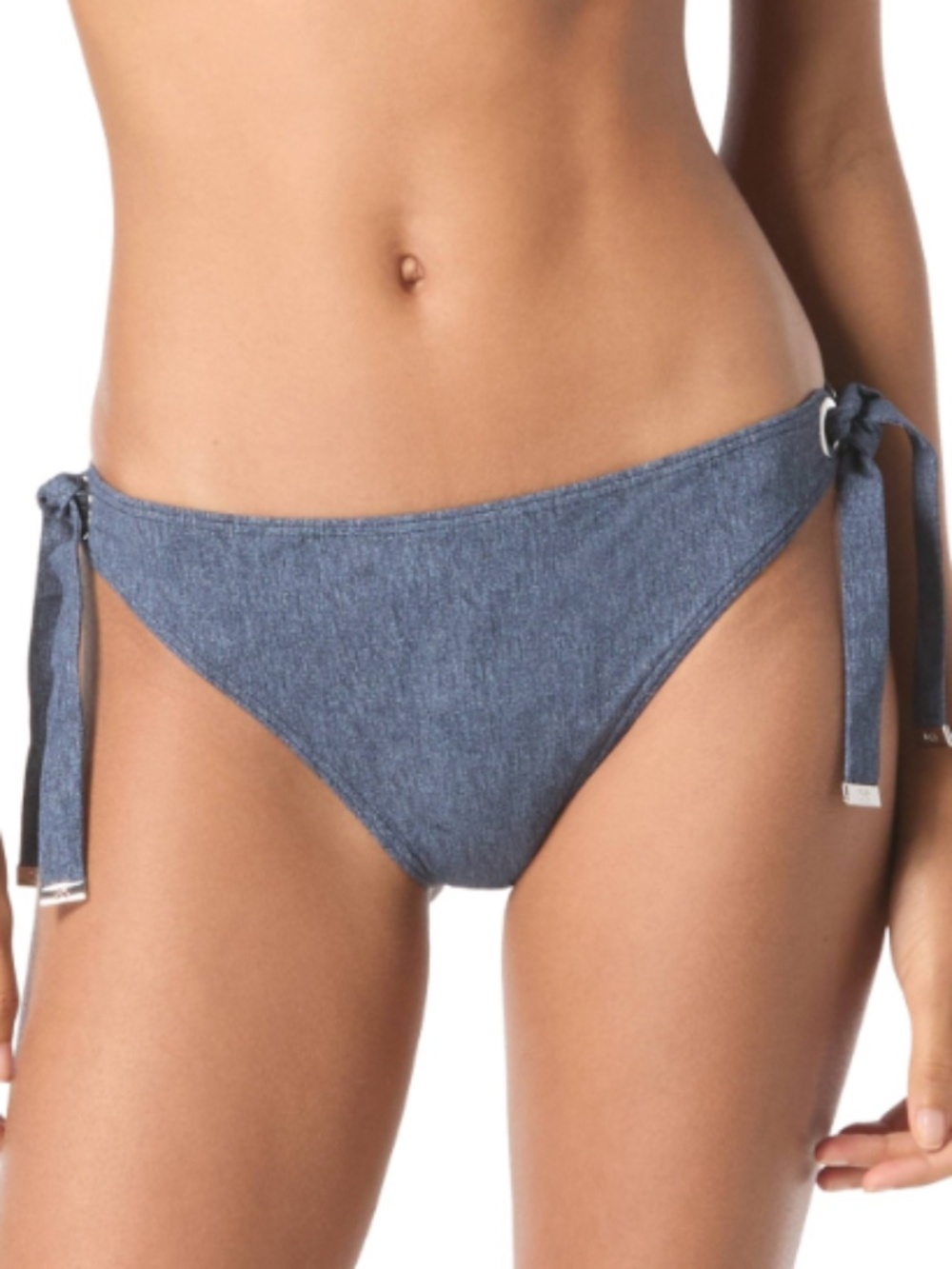 Michael Michael Kors Women's Grommet Side Tie Bikini Bottoms Swim Size S 12233